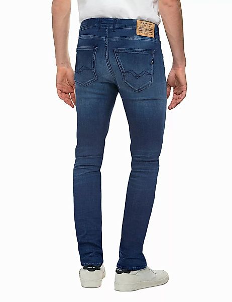 Replay Herren Jeans GROVER Straight Fit - Slim Leg - Blau - Medium Blue Den günstig online kaufen