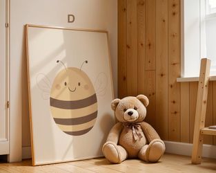JUSTGOODMOOD Poster Premium ® Giraffe Löwe günstig online kaufen