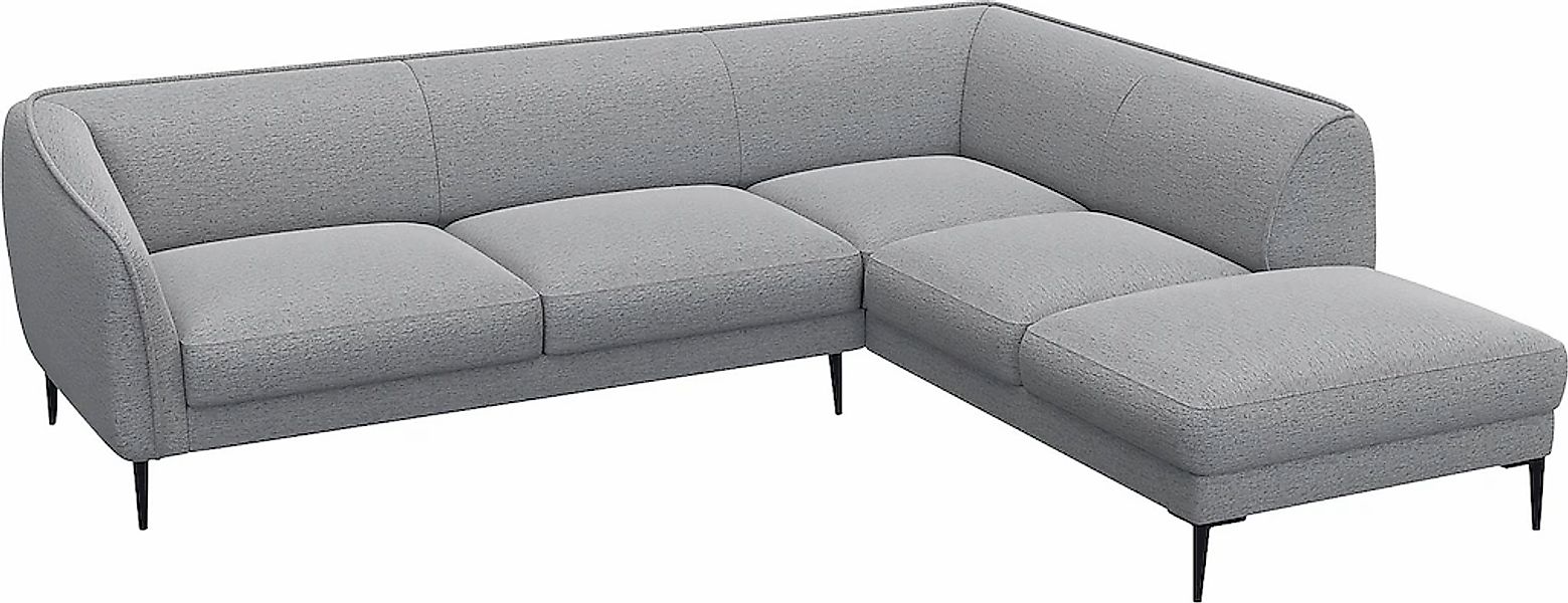 FLEXLUX Ecksofa »Belle Designsofa, L-Form, B/T 268/209 cm«, Skandinavisches günstig online kaufen