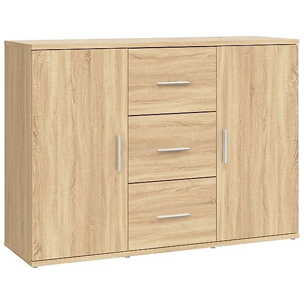 furnicato Sideboard Sonoma-Eiche 91x29,5x65 cm Holzwerkstoff günstig online kaufen