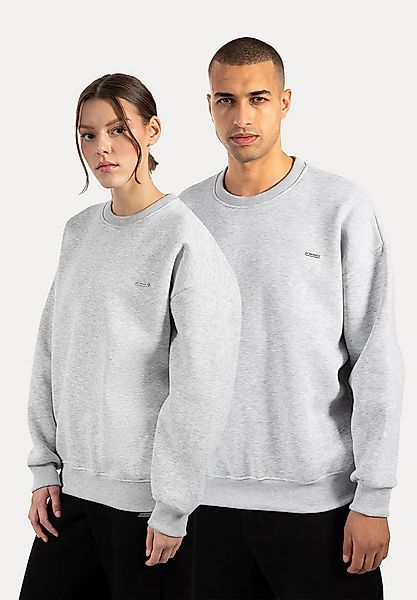 Smilodox Sweatshirt Unisex Riven, Oversize Fit Pulli mit Graviertem Metalll günstig online kaufen
