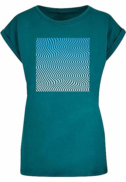 Merchcode T-Shirt "Merchcode Damen Ladies Summer - Wavy Pattern T-Shirt", ( günstig online kaufen