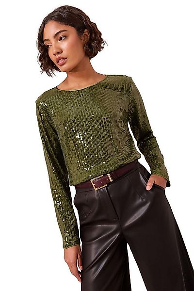 Friends Like These Paillettenshirt Friends Like These Langärmelige Paillett günstig online kaufen