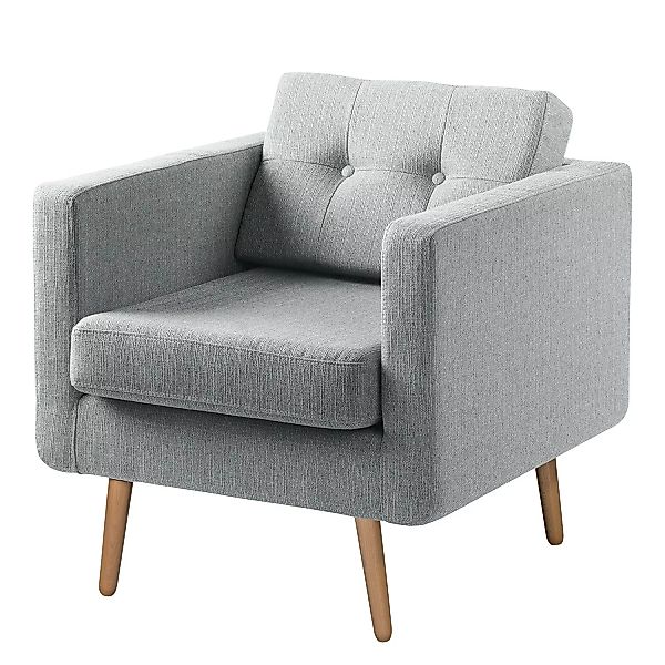 home24 Mørteens Sessel Croom V Silber Webstoff 77x84x81 cm (BxHxT) günstig online kaufen