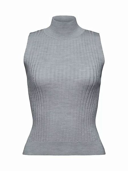 Esprit Collection Pullunder Ärmelloser Pullover aus superfeiner Merinowolle günstig online kaufen