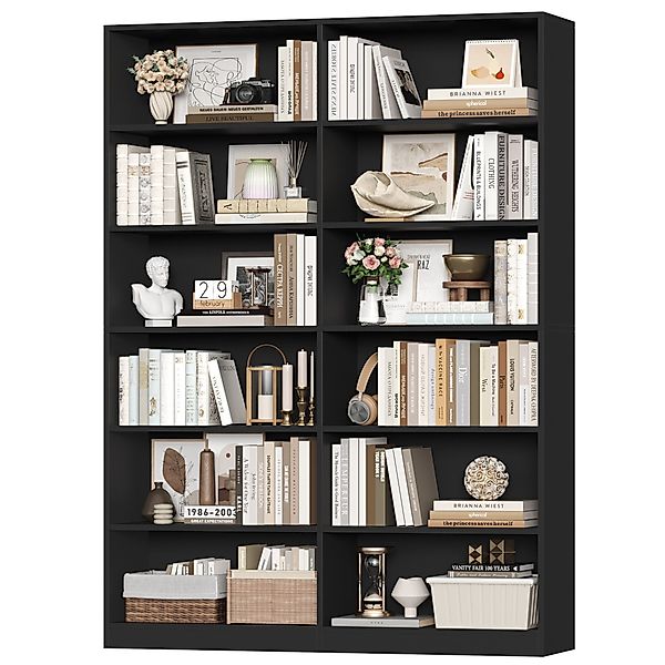 Homfa Bücherregal 188,7cm Standregal Büroregal Raumteiler, günstig online kaufen