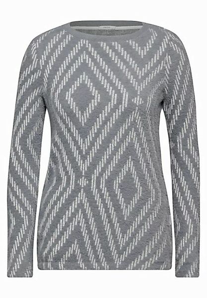 Cecil Shirtbluse TOS Feather Yarn Jacquard Shir günstig online kaufen