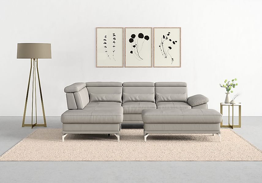 sit&more Ecksofa Cabrio L-Form, mit Sitztiefenverstellung, günstig online kaufen