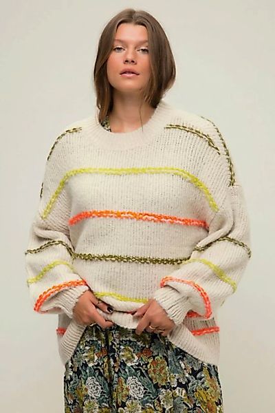 Studio Untold Strickpullover Pullover oversized Grobstrick Colorringel Rund günstig online kaufen