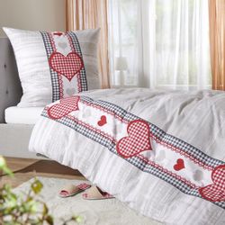 TRAUMSCHLAF Bettwäsche Herzen, Flanell, 2 teilig, günstig online kaufen