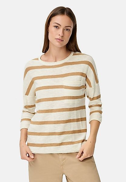camel active Rundhalspullover Boxy Strickpullover mit 3/4-Ärmeln Dreivierte günstig online kaufen