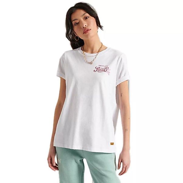Superdry Glitter Sparkle Kurzarm T-shirt XS Optic günstig online kaufen