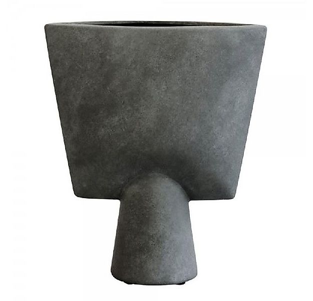101 Copenhagen Dekovase Vase Sphere Triangle Mini Dark Grey (22cm) günstig online kaufen