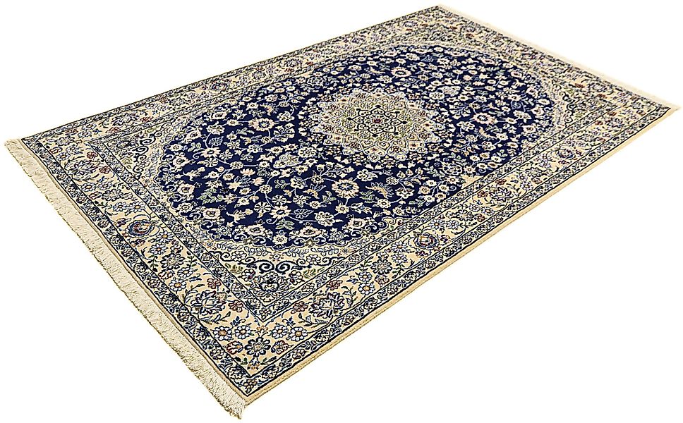 morgenland Orientteppich »Perser - Nain - Royal - 216 x 134 cm - dunkelblau günstig online kaufen