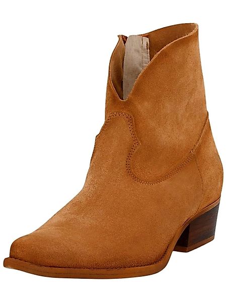 Felmini Stiefelette Veloursleder Cowboy Stiefelette günstig online kaufen