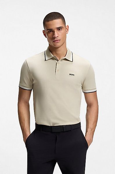 BOSS GREEN Poloshirt Paddy mit kontrastfarbenen Streifen am Kragen günstig online kaufen
