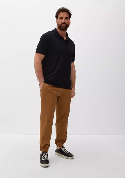 s.Oliver Poloshirt aus Baumwolle Farbe dunkelgrau Größe: 4XL günstig online kaufen