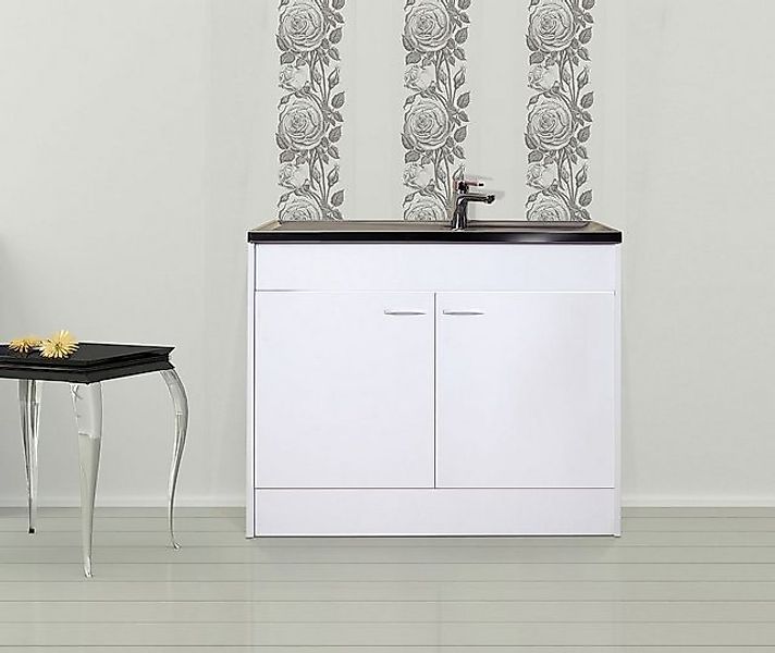 RESPEKTA Spülenschrank Respekta Komplettspüle mit Drehtür günstig online kaufen