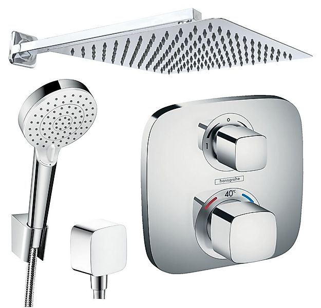 Hansgrohe und Jowi Duscharmatur Unterputz Duschsystem mit Kopfbrause, Ecost günstig online kaufen
