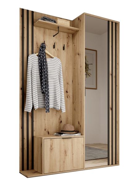 Compleo Garderoben-Set mit Spiegel, Flur Set, günstig online kaufen