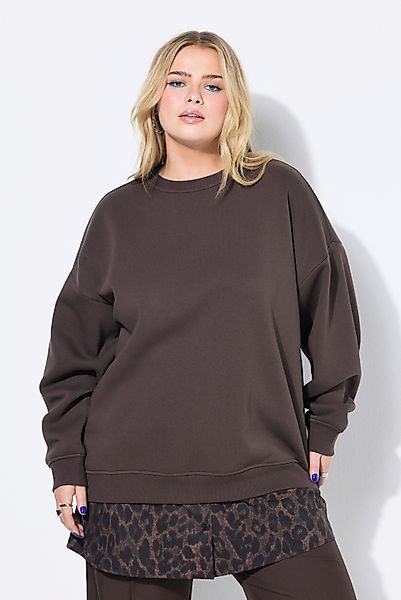 Studio Untold Sweatshirt Sweatshirt oversized gerundeter günstig online kaufen