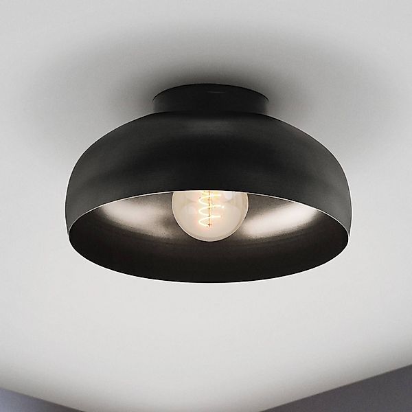 EGLO Mogano 2 Deckenleuchte, Ø28cm, schwarz günstig online kaufen
