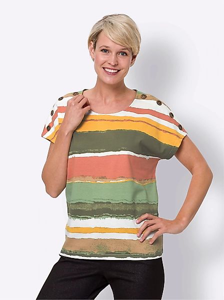 Classic Basics Rundhalsshirt "Druck-Shirt", (1 tlg.) günstig online kaufen