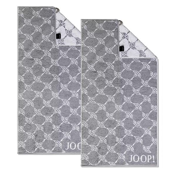 2 Stück Joop! Handtuch Cornflower 1611-76 Silber 50x100 günstig online kaufen