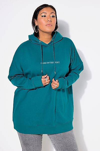 Studio Untold Sweatshirt Hoodie oversized Glitzer-Statement günstig online kaufen