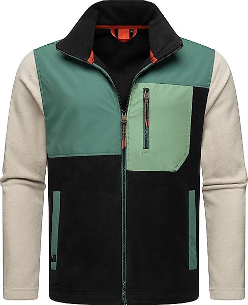 Ragwear Fleecejacke "Flettcher" ohne Kapuze Herren Basic Plüschjacke günstig online kaufen