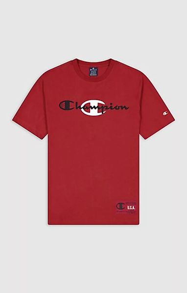 Champion Kurzarmshirt Herren Crewneck T-Shirt HTR/NNY günstig online kaufen