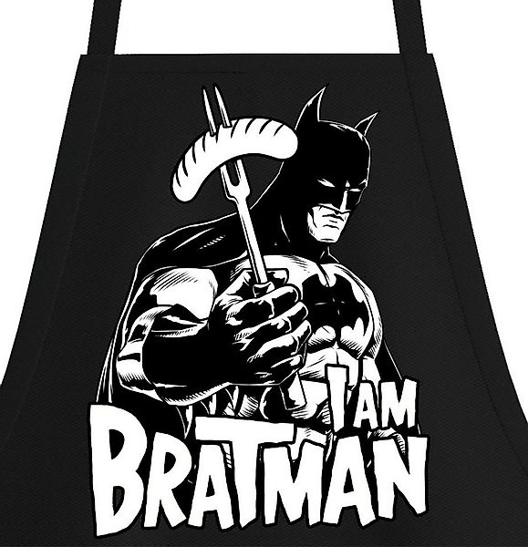Youth Designz Grillschürze I AM BRATMAN Herren Schürze Männer Grillschürze, günstig online kaufen