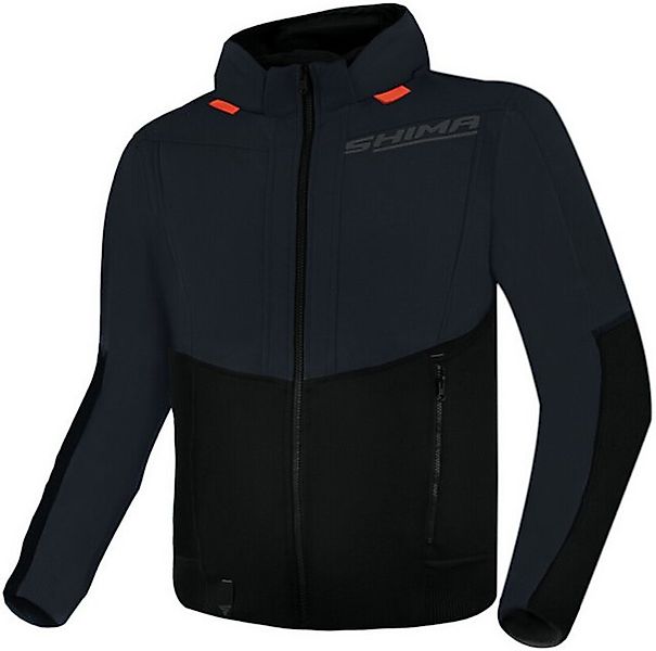 SHIMA Motorradjacke Daybreaker Motorrad Zip Hoodie (wasserdicht) Rückenprot günstig online kaufen
