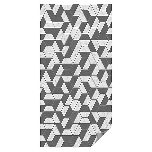 Tulup Buntglasfolie Geometrische Illusionen Fensterfolie Buntglas 50x100 cm günstig online kaufen