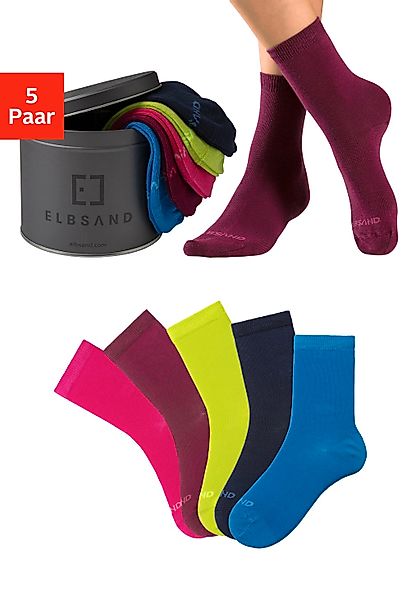 Elbsand Socken, (Dose, 5 Paar), verpackt in praktischer Metalldose günstig online kaufen