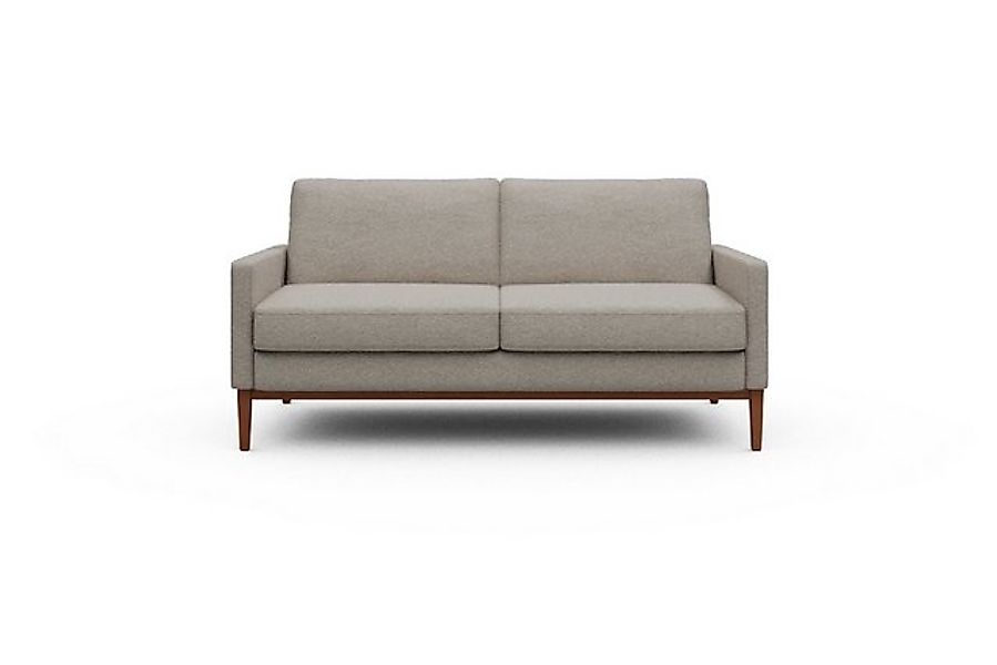 moebelfaktor Sofa Bodo 2,5-Sitzer, Retro-Design, elegante Linien, stabile H günstig online kaufen