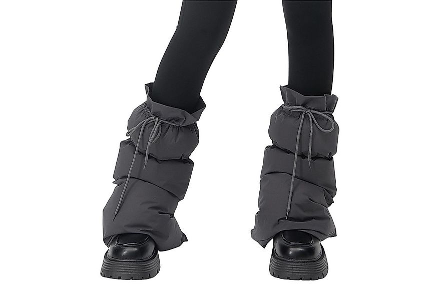 Refttenw Beinstulpen Gepolsterte Thermo Beinwärmer Für Damen Winter Beinstu günstig online kaufen