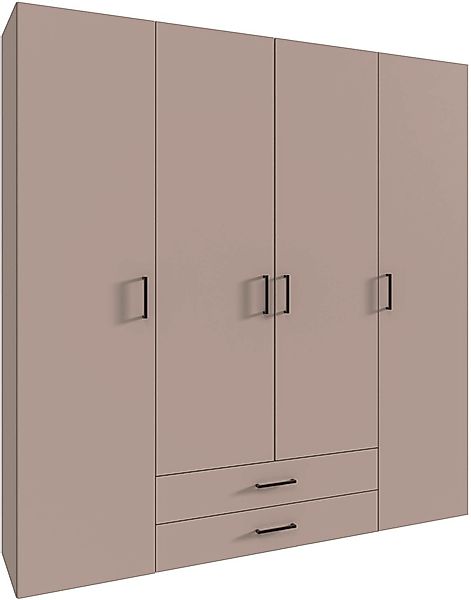 Wimex Drehtürenschrank »Mugano« mit langen oder kurzen Griffen aus Metall, günstig online kaufen