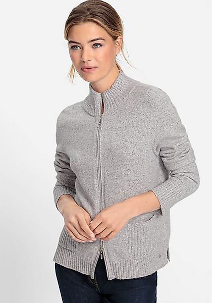 Olsen Strickjacke Klassische Strickjacke mit aufgesetzten günstig online kaufen