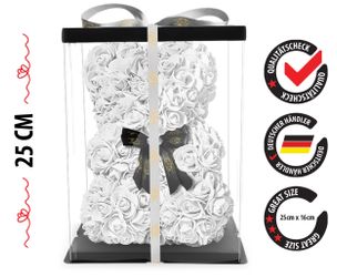 Kunstblume Rosenbär mit Geschenkbox Farben mit günstig online kaufen