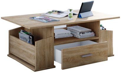VCM Couchtisch Holz Sofatisch Couchtisch Schublade günstig online kaufen