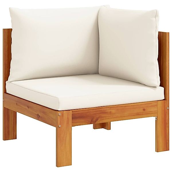 vidaXL Sofaelement Garten-Ecksofa mit Kissen Massivholz günstig online kaufen