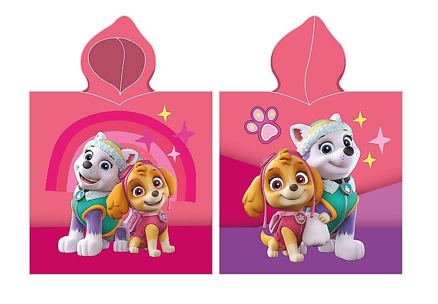 PAW PATROL Kapuzenhandtuch Paw Patrol Poncho günstig online kaufen