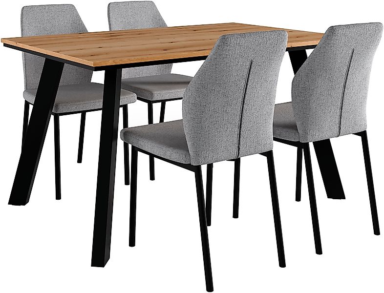 OTTO home Essgruppe »Genf Tischgruppe BESTSELLER,«, (Set, 5 tlg.), Küchenti günstig online kaufen