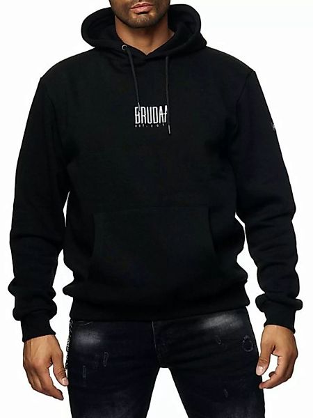 BRUDAA Hoodie BRU-007 (Hoodie Kapuzenpullover Sweater, 1-tlg) Fitness Freiz günstig online kaufen