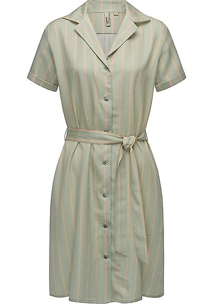 Ragwear Sommerkleid Sawira Gemustertes Midikleid mit Knopfleiste günstig online kaufen