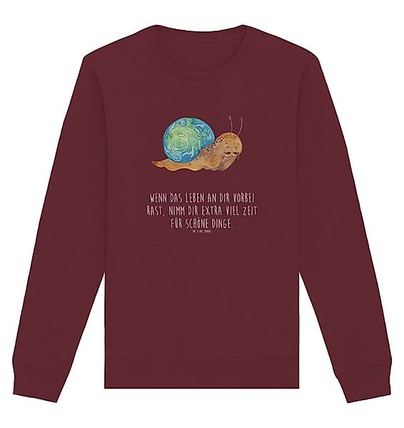 Mr. & Mrs. Panda Longpullover Schnecke Sir Größe M - Burgundy - Geschenk, S günstig online kaufen