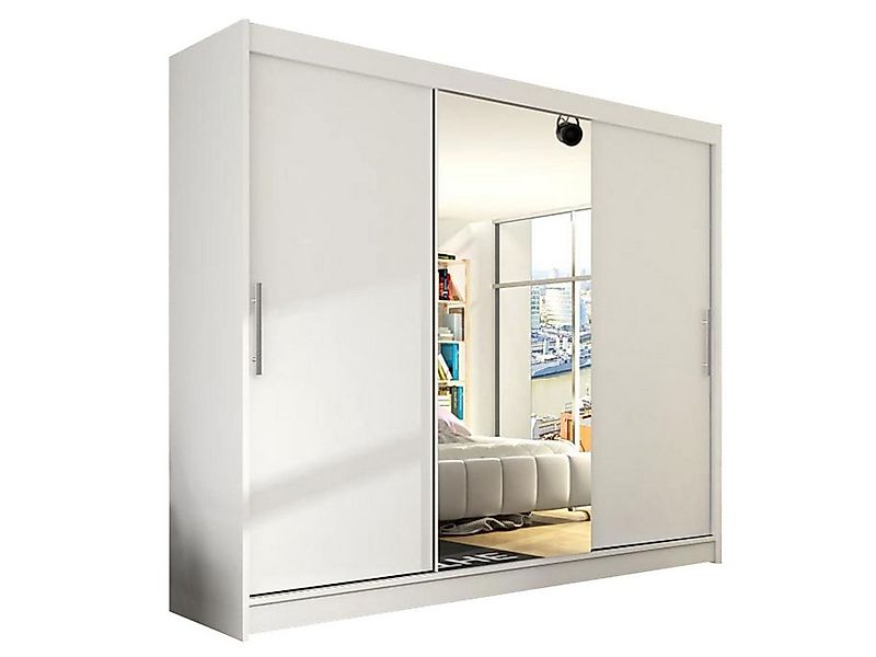 MIRJAN24 Kleiderschrank Aston I 250 (mit Frontspiegel, Schiebetüren, Kleide günstig online kaufen