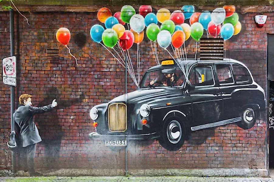Papermoon Fototapete »Street Art in Glasgow« günstig online kaufen