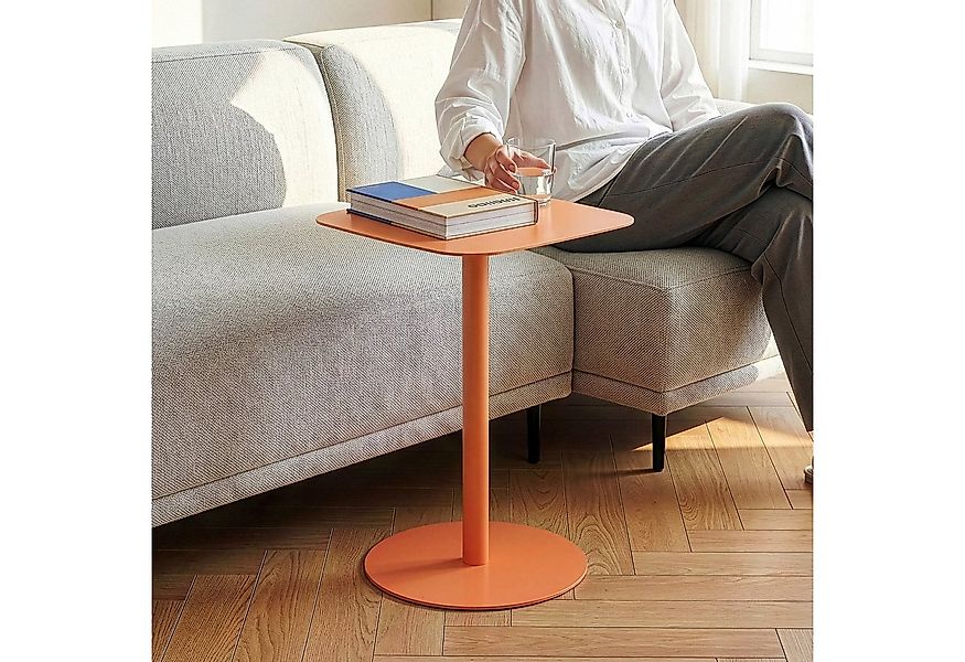 en.casa Beistelltisch, »Nastätten« Balkontisch aus Metall 50 x 40 x 40 cm O günstig online kaufen